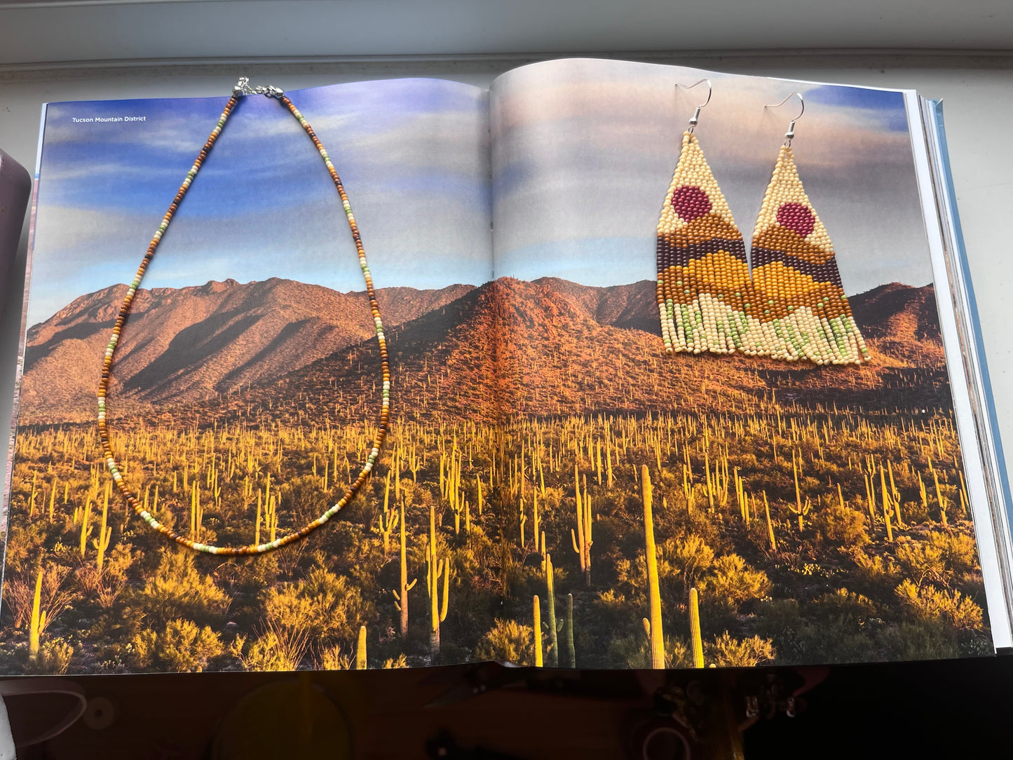 Moab beaded necklace 16”