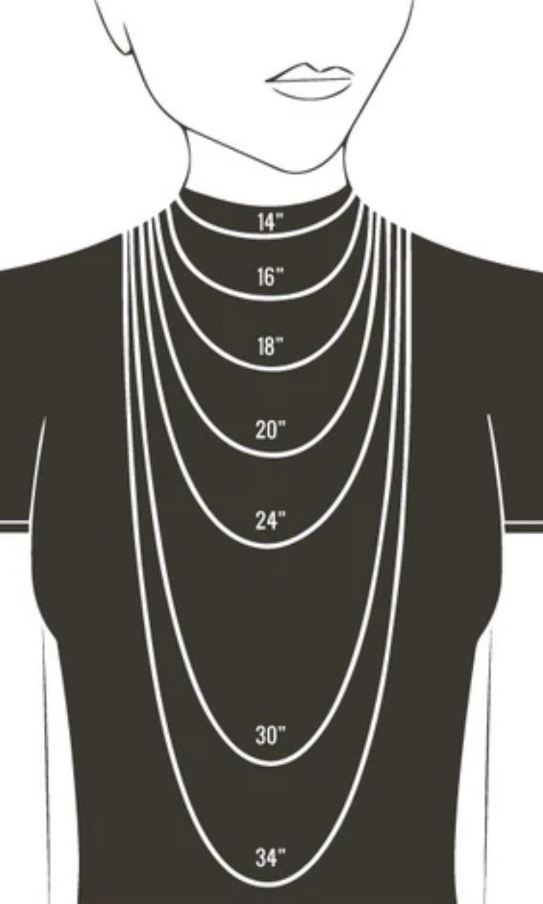 Moab beaded necklace 16”