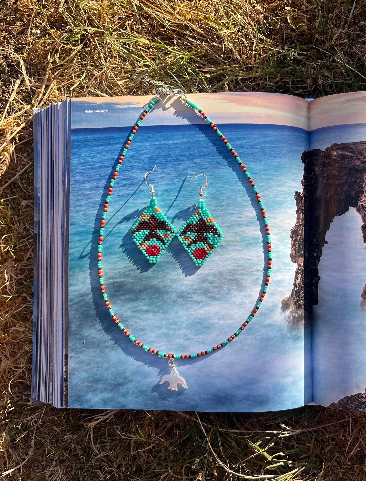 Swallows ~ turquoise ~ READY TO SHIP