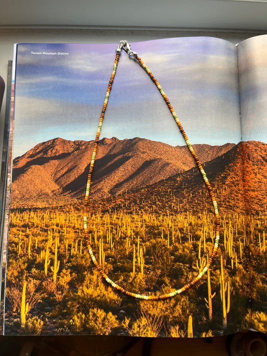 Moab beaded necklace 16”